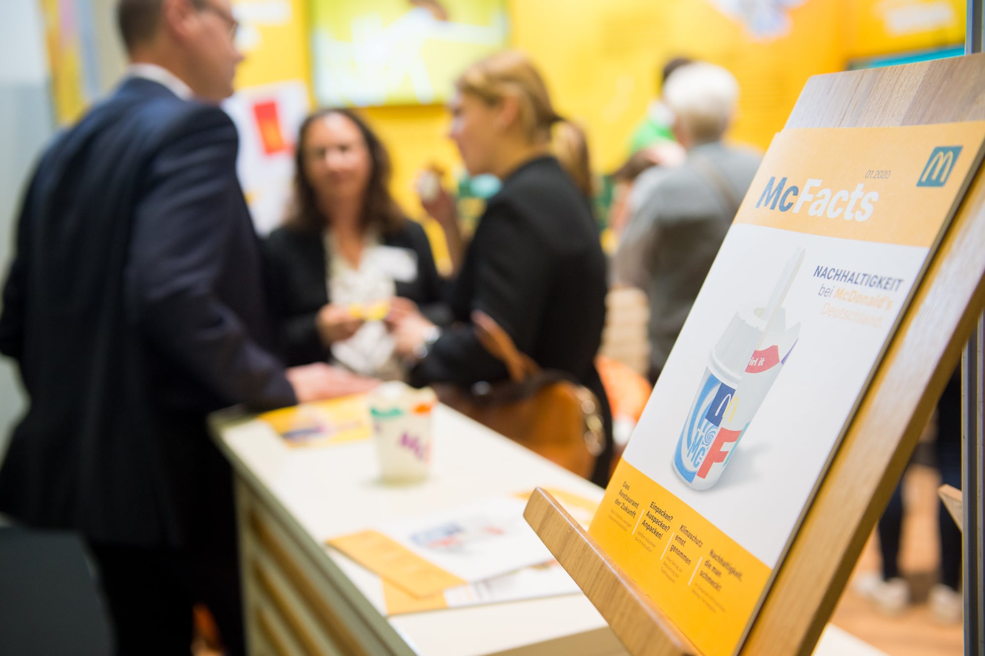 McDonald's Messestand auf der Grünen Woche als bei Partner bei 